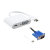 Techplus 3.1 USB Type-C to VGA F Adapter with USB-C Charge - White 4