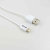 iDroid Universal Micro USB And Lightning Cable - White 3