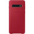 Coque officielle Samsung Galaxy S10 Genuine Leather Cover – Rouge 2