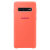 Official Samsung Galaxy S10 Silicone Cover Case - Berry Pink 2
