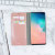 Olixar Leather-Style Galaxy S10 Wallet Stand Case - Rose Gold 5