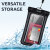 Olixar Wasserdichte Tasche für Smartphones bis 6,8 "- Schwarz 4