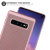 Coque Samsung Galaxy S10 Olixar MeshTex – Coque fine – Or rose 3