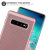 Coque Samsung Galaxy S10 Plus Olixar MeshTex – Coque fine – Or rose 3