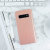 Olixar Lederen Stijl Samsung Galaxy S10 Spiegel Staan Case - Roze Goud 3