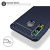 Olixar Sentinel Samsung Galaxy A8S Skal och Glass Skärmskydd - Blå 2