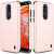 Zizo Sleek Hybrid Shockproof Case for Nokia 3.1 Plus - Rose Gold 5