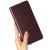 VRS Design Genuine Leather Samsung Galaxy S10 Wallet Case - Wine 4
