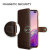 VRS Design Dandy Leather-Style Galaxy S10 Plus Plånboksfodral-Mörkbrun 4