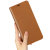 VRS Design Genuine Leather Samsung Galaxy S10 Plus Wallet Case - Brown 4