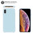 Coque iPhone XS / X Olixar en silicone doux – Bleu pastel 5