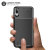 Coque Samsung Galaxy M10 Olixar effet fibre de carbone – Noir 2