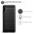 Coque Samsung Galaxy A50 Olixar effet carbone TPU en gel – Noir 2