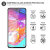 Protection d'écran Samsung Galaxy A70 Olixar en verre trempé 9H 4