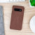 Olixar Canvas Samsung Galaxy S10 Wallet Case - Brown 3