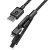 Nomad 30cm Universal USB-C/ Micro USB/ Lighting Cable - Black 3