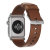 Nomad Apple Watch Strap- 44mm/42mm Brown Leather- Silver Hardware 2