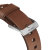 Nomad Apple Watch Strap- 44mm/42mm Brown Leather- Silver Hardware 6