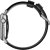 Bracelet Apple Watch 44mm / 42mm Nomad en cuir noir – Argent 5