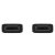 Official Samsung Black 1m USB-C to USB-C Cable 2