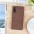 Olixar Canvas Samsung Galaxy Note 10 Wallet Case - Brown 3