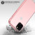 Coque iPhone 11 Pro Max Olixar ExoShield – Rose or / transparent 4