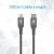 Promate UniLink-LTC Braided USB-C to Lightning Cable - 1.2m - Grey 4