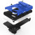 Zizo Bolt Google Pixel 3A Stoere Case & Riemclip - Blauw / Zwart 3