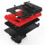 Zizo Bolt Google Pixel 3A XL Tough Case & Screen Protector - Black/Red 3
