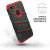 Zizo Bolt Google Pixel 3A XL Tough Case & Screen Protector - Black/Red 6
