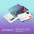 Damda Glide Samsung Note 10 skal från VRS Design - Grön / Purple 4