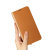 VRS Design Genuine Leather Diary Samsung Note 10 Case - Brown 3
