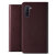 VRS Design Genuine Leather Diary Samsung Note 10 Case - Wine 2