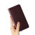 VRS Design Genuine Leather Diary Samsung Note 10 Case - Wine 3