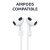 Olixar Soft Silicone Anti-Loss Connector Straps For AirPods - White 5