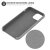 Olixar Soft Silicone iPhone 11 -kotelo - Harmaa 7