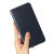 VRS Design Genuine Leather Diary iPhone 11 Pro Case - Navy 2