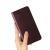 VRS Design Genuine Leather Diary iPhone 11 Pro Case - Wine 2