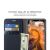 VRS Design Genuine Leather Diary iPhone 11 Case - Navy 3