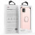 Coque iPhone 11 Pro Zizo Revolve avec bague de maintient – Quartz rose 2