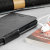Olixar Leather-Style Motorola One Action Wallet Stand Case - Black 6