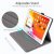 Sdesign Folder with Apple Pencil Holder iPad 10.2 2019 Case - Grey 6