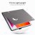 Sdesign Folder with Apple Pencil Holder iPad 10.2 2019 Case - Grey 7
