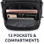 Olixar Xplorer Universal 11-15" Laptop & Travel Backpack - Black 3