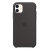 Official Apple iPhone 11 Silicone Case - Black 2