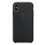 Official Apple iPhone XS Silicone Case - Black 2