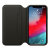 Official Apple iPhone XS Leather Folio Wallet Case - Black 3