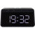 Ksix Note 10 Plus Alarm Clock w Qi Fast Charge Wireless Charger-Black 2