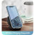 Coque iPhone 11 i-Blason Cosmo & Protection d'écran – Marbre bleu 2