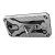Zizo Static Kickstand & Tough Case For LG Rebel 4 - Silver / Black 4